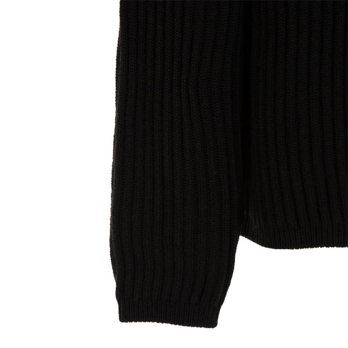 C.P. Company Merino Wool Roll Neck Black 999 13CMKN205A-005292A Degli Uberti